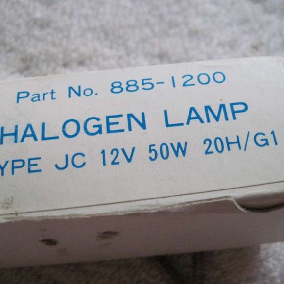 Halogen Lamp Light Bulb 885-1200 JC 12V 50W 20H/G1 Quartz Sensitive Delicate ESP - Picture 4 of 4